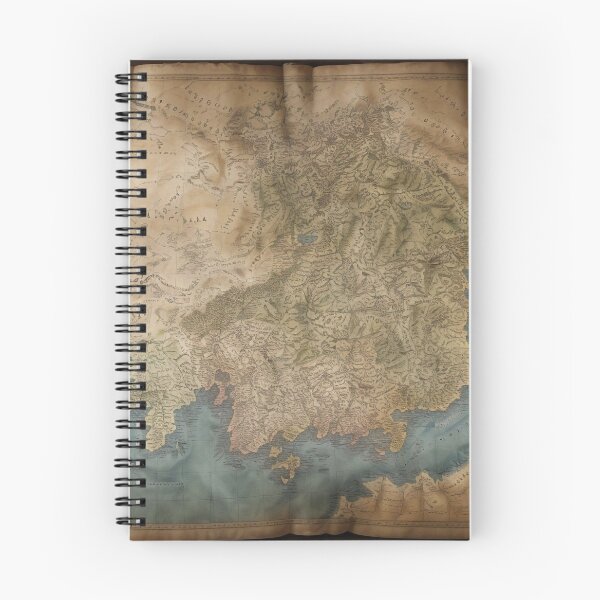 Item preview, Ancient Fantasy Map of Lore - 3 designed and sold by nyathiwa.