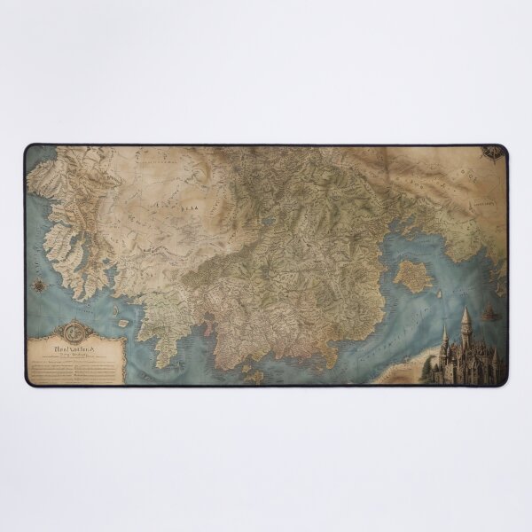 Item preview, Ancient Fantasy Map of Lore - 3 designed and sold by nyathiwa.