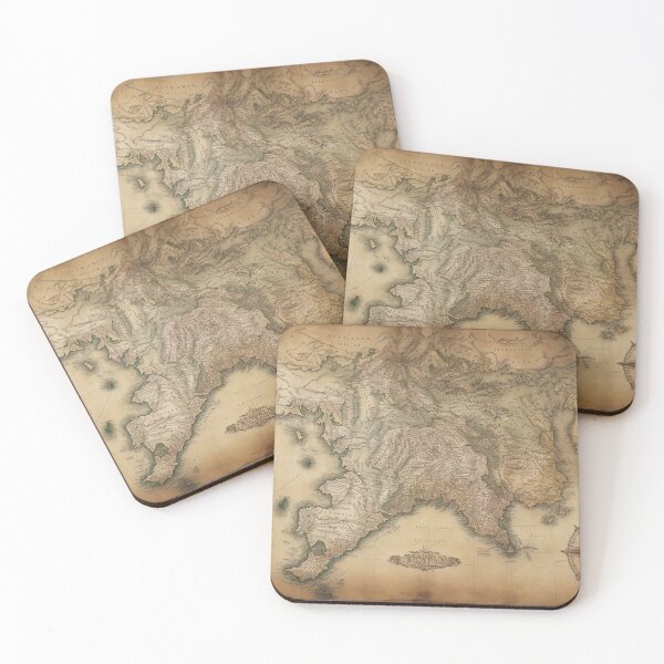 Item preview, Ancient Fantasy Map of Lore - 4 designed and sold by nyathiwa.