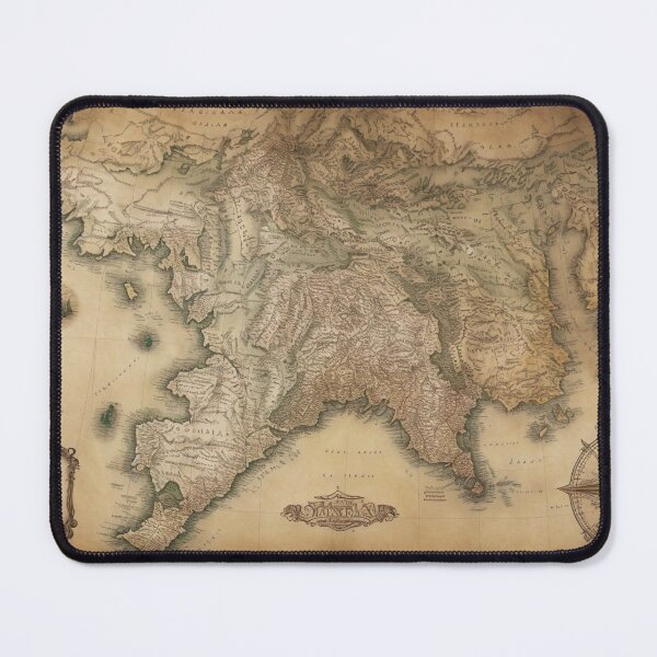 Item preview, Ancient Fantasy Map of Lore - 4 designed and sold by nyathiwa.
