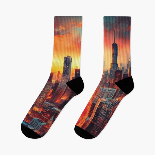 Item preview, Chicago at Sunset designed and sold by badguyduh.