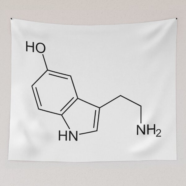 Item preview, Serotonine, the element of happiness, biology and chemistry basics designed and sold by NoetherSym.