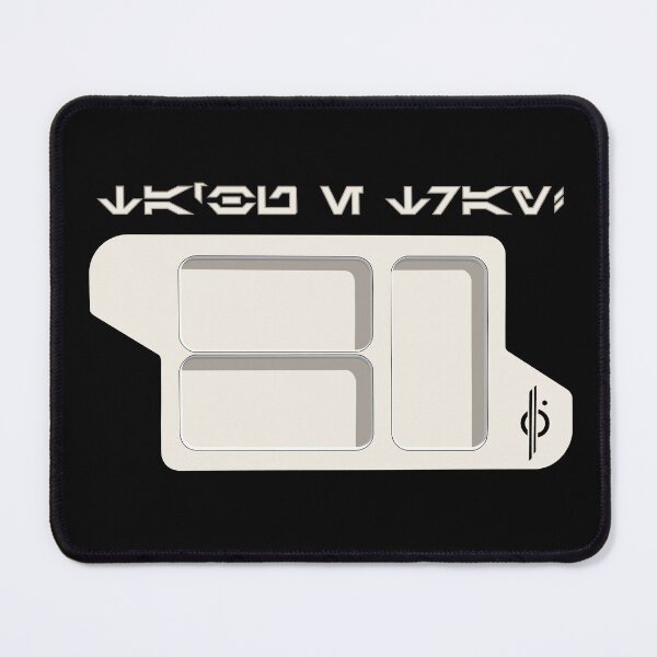 Item preview, Ta'bu e tray! (CSL Tray) (Aurebesh) designed and sold by DarthAstris.