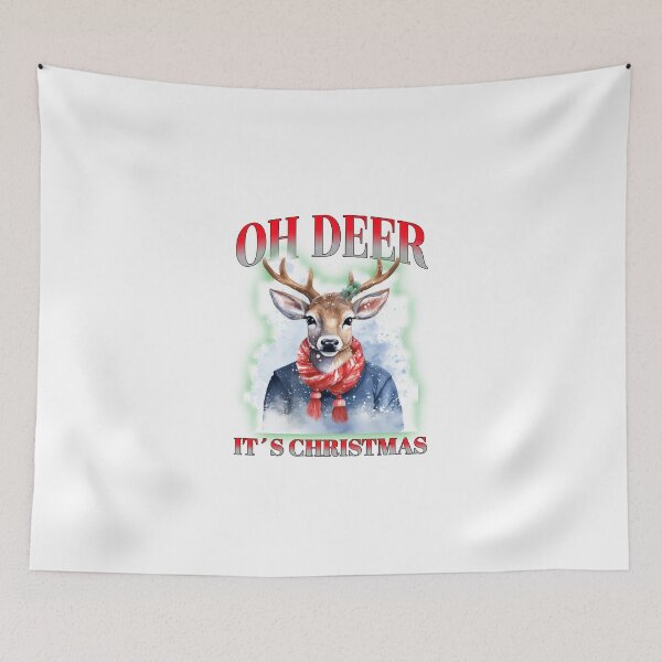 Item preview, Jingle All The Way Holiday Vibes Rudolph Reindeer Xmas Christmas Holidays designed and sold by OliveAndSnow.