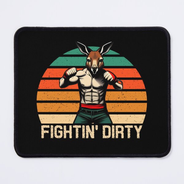 Item preview, Fightin' dirty - kangaroo fighter designed and sold by SidTastic .