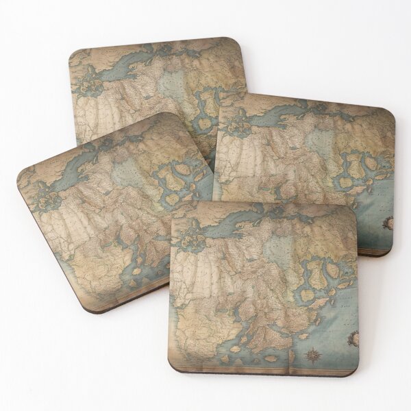 Item preview, Ancient Fantasy Map of Lore - 5  designed and sold by nyathiwa.