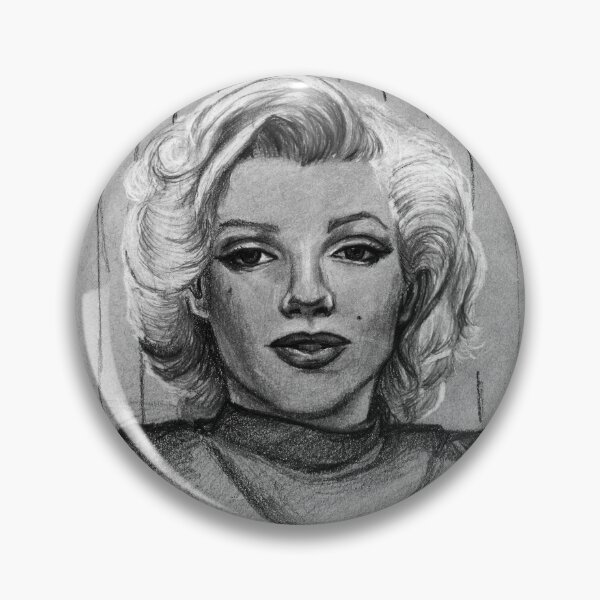 Item preview, Marilyn Monroe Sketch (black and white) designed and sold by Amandajones17.
