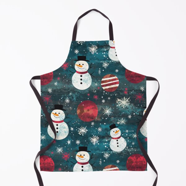 Aperçu de l'œuvre Snowmen Tiled Pattern créée et vendue par Yogimeister.