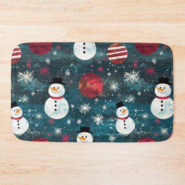 Item preview, Snowmen Tiled Pattern designed and sold by Yogimeister.