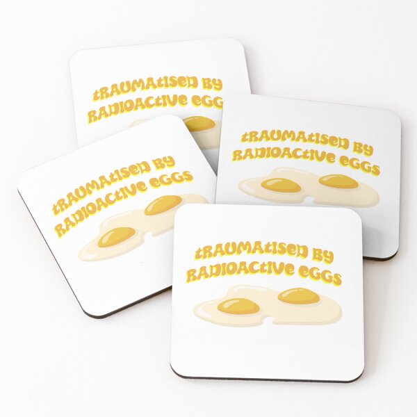Item preview, Traumatised by radioactive eggs - gastroparesis awareness designed and sold by Hekatecreation.