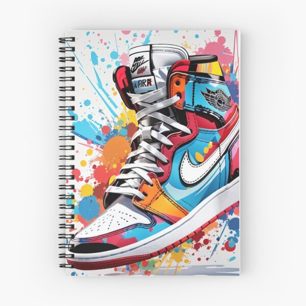 Item preview, Abstract watercolor  vibrant Jordan 1 designed and sold by cepharts.