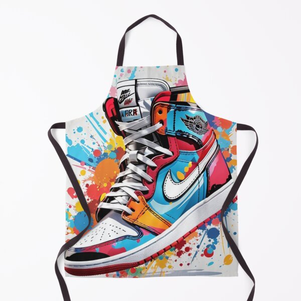 Item preview, Abstract watercolor vibrant Jordan 1 designed and sold by cepharts.