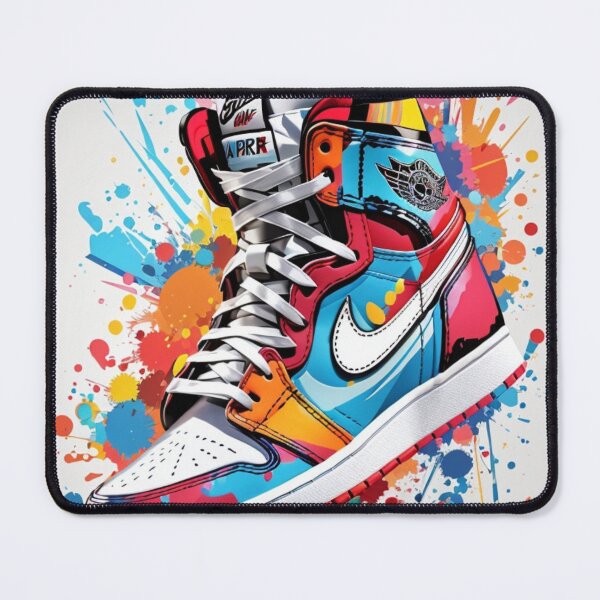 Item preview, Abstract watercolor  vibrant Jordan 1 designed and sold by cepharts.