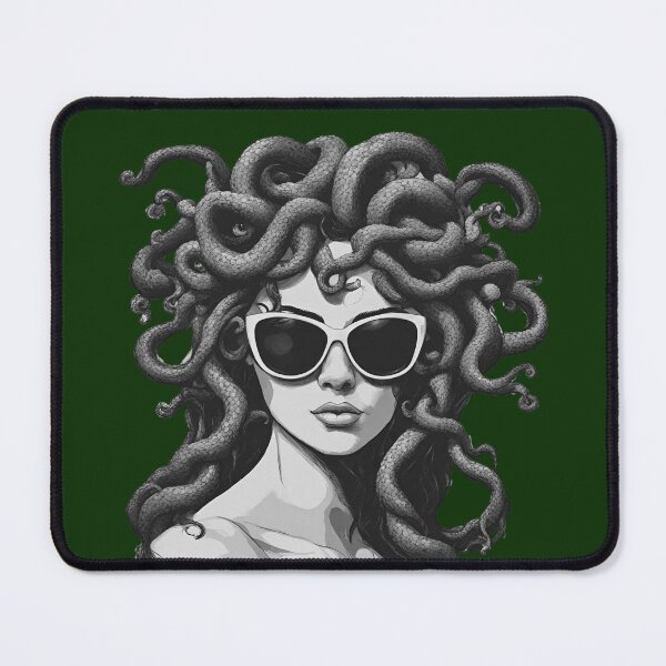 Item preview, The head of Medusa with beautiful Gorgon sunglasses designed and sold by TheLocoShop.