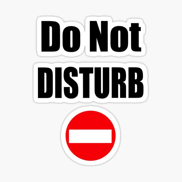 Item preview, Do not Disturb Sign designed and sold by FabloFreshcoBar.