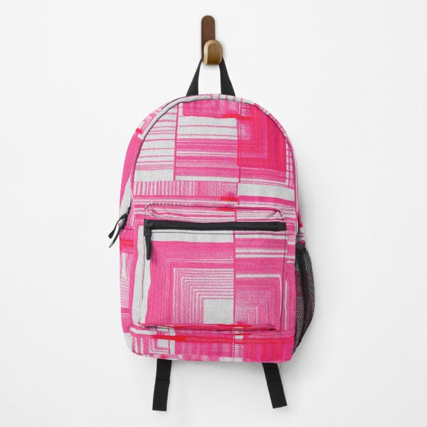 Item preview, Hand-drawn grid of pink squares on whitish background designed and sold by CushyNest.