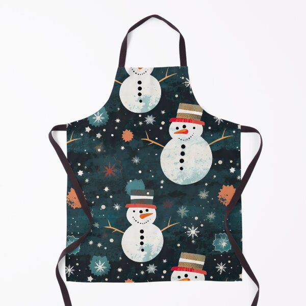 Aperçu de l'œuvre Snowmen Tiled Pattern créée et vendue par Yogimeister.