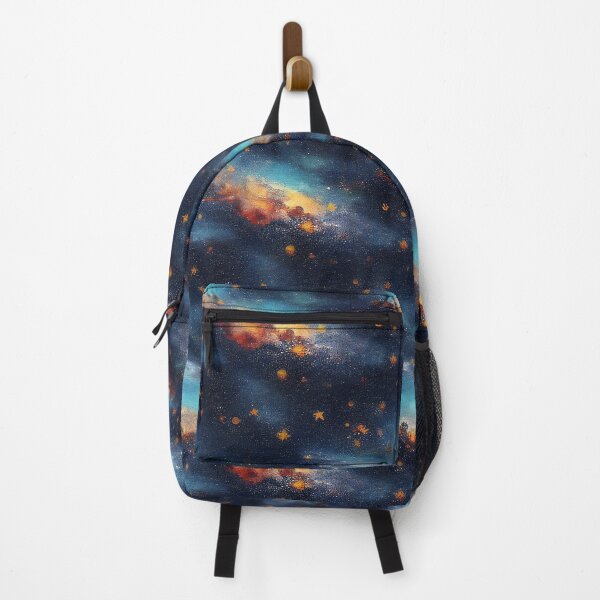 Item preview, Van Gogh Inspired Nebula Clouds | Starry Night | Blue Gold Yellow designed and sold by ImageNugget.