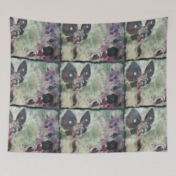 Item preview, wolfmoth designed and sold by Jane Brusetti Illustrates Weird Things.
