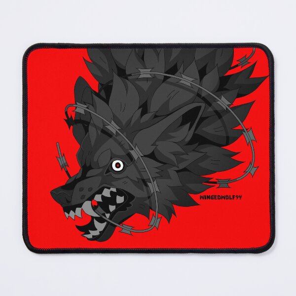 Item preview, Razor-Wire Wolf Furry Art designed and sold by wingedwolf94.