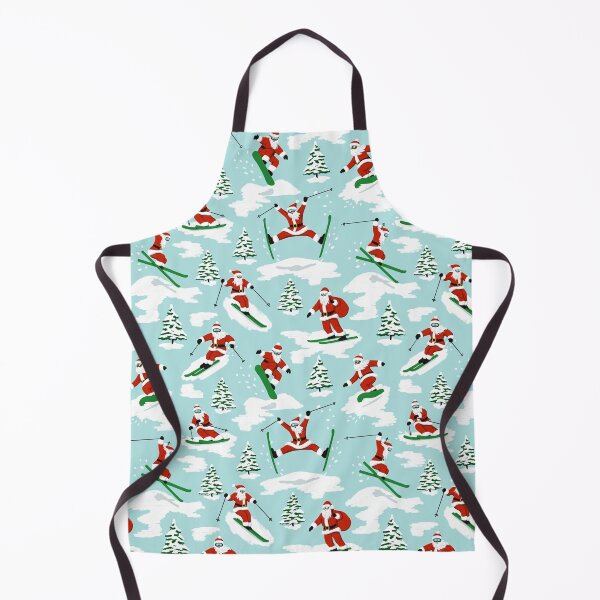 Item preview, Skiing and Snowboarding Santas designed and sold by BexMorleyArt.
