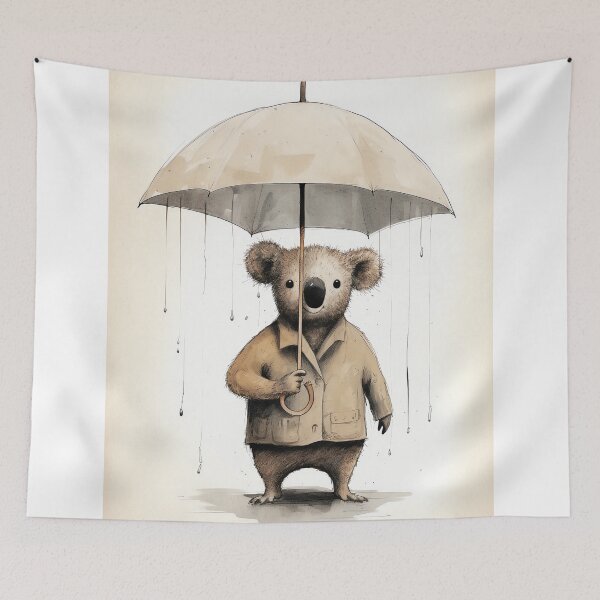 Item preview, Koala in the rain designed and sold by Brendon987.