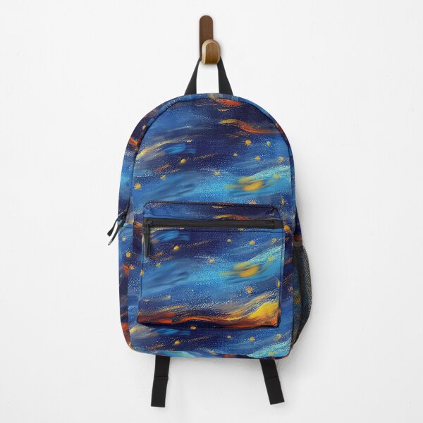 Item preview, Van Gogh Inspired Abstract Swirls | Starry Night | Blue Gold Yellow designed and sold by ImageNugget.