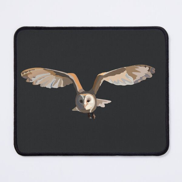Item preview, B is for Barn Owl,Barn Owl Artwork – Majestic Nocturnal Bird Illustration and Wildlife Design designed and sold by PrettylittlepastelUk.