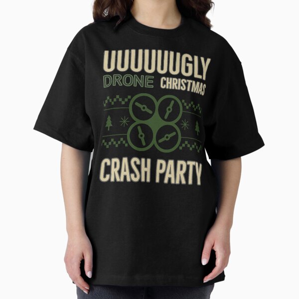 Item preview, Ugly Drone Christmas, Crash Party designed and sold by Teesamust.