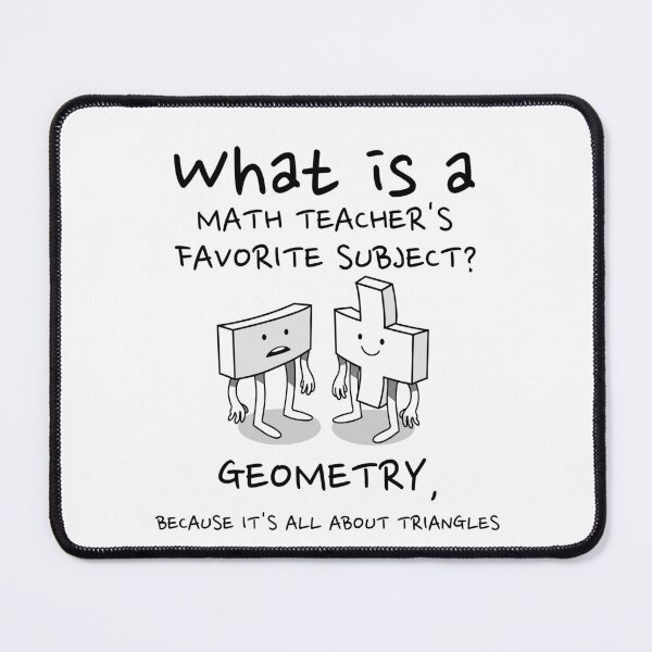 Item preview, Math Teacher Geometry Funny Joke designed and sold by Jamesjr0505.