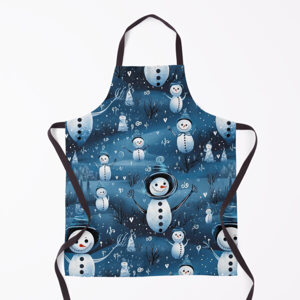 Aperçu de l'œuvre Snowmen Tiled Pattern créée et vendue par Yogimeister.
