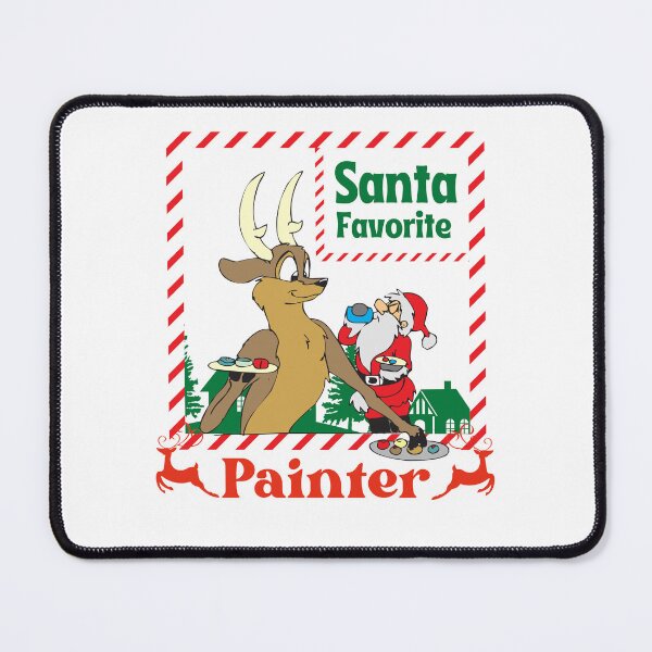 Item preview, Santa Favorite Painter designed and sold by AquaCreative.