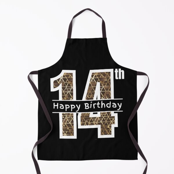 Item preview, Happy 14th Fourteen Fourteenth Birthday designed and sold by Compusmurf Design.