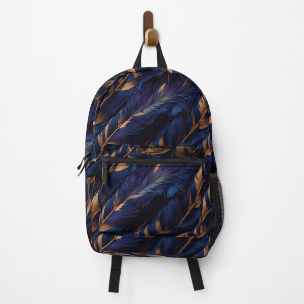 Item preview, HYPER REALISTIC FEATHER PATTERN, BLUE, TAN, AND PURPLE designed and sold by NAG5089A.