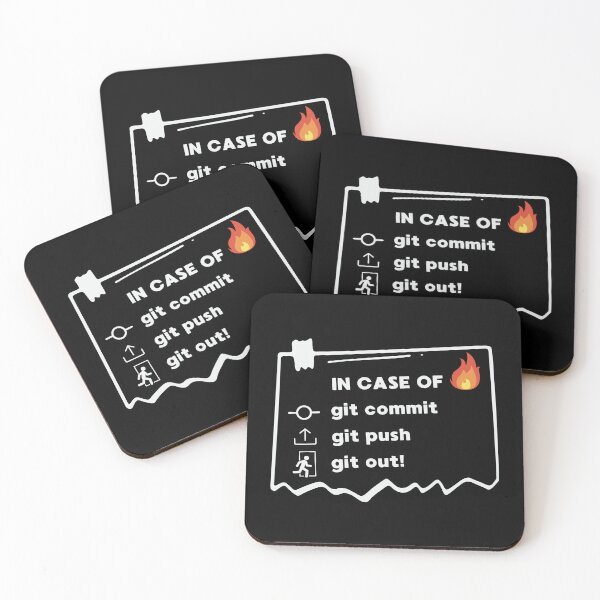 Item preview, In case of Fire commit and push designed and sold by thisisbluetiful.