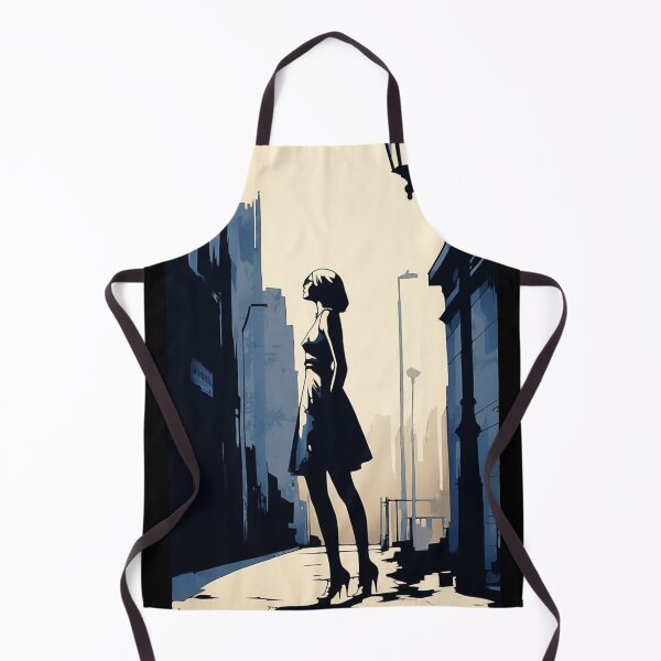 Item preview, Classy lady in high heels under a streetlight designed and sold by Sketch-Shack.
