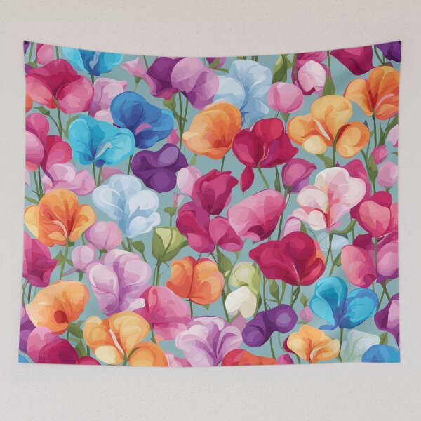 Item preview, Sweet Pea Flower Pattern designed and sold by WildlifeInc.