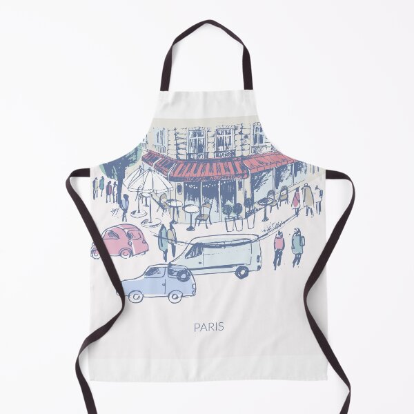Item preview, Paris street illustration designed and sold by bokasin.