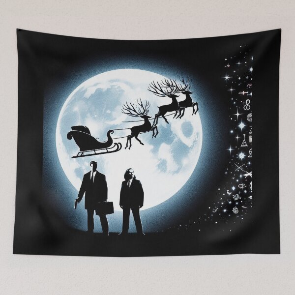 Item preview, Winter Christmas Aliens Conspiracy Theory Gift designed and sold by Saltycrowshop.