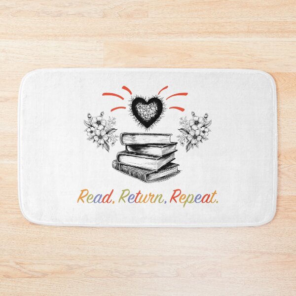 Item preview, Book Reader - Read Return Repeat (White) designed and sold by VelvetRoom.
