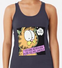 Camiseta con espalda nadadora Garfield está solo