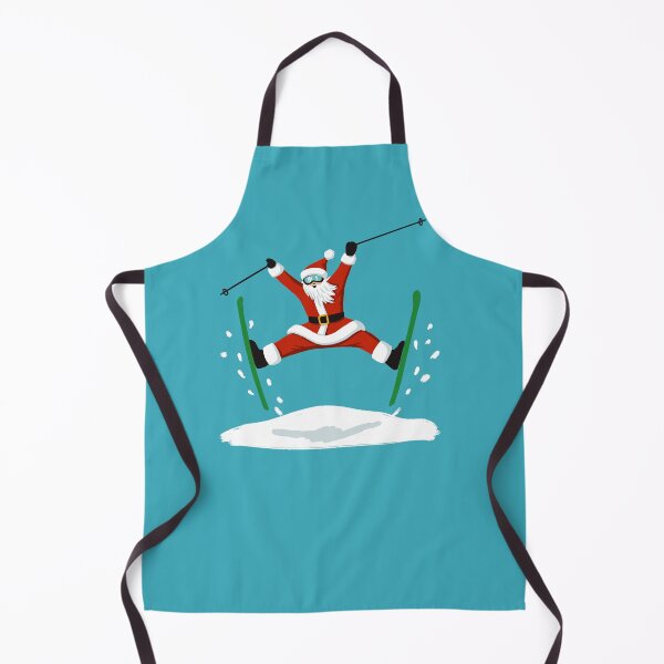 Item preview, Santa Skiing Moguls designed and sold by BexMorleyArt.