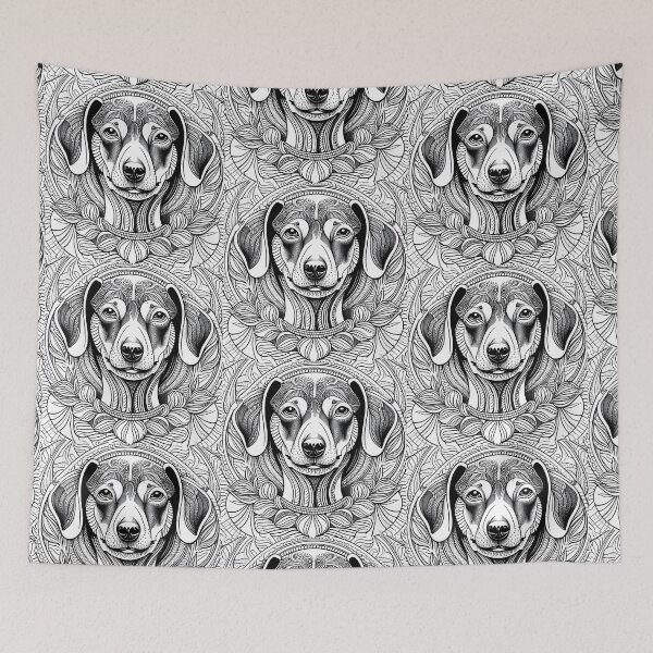 Item preview, Mandala designed and sold by DachshundsOnRB.