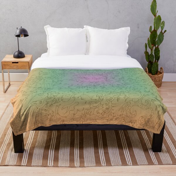 Item preview, STRANGE LINES GRADIENT COLOR designed and sold by Doodle-Papa.