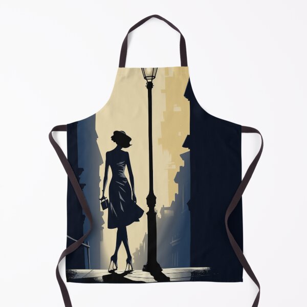 Item preview, Classy lady in high heels under a streetlight designed and sold by Sketch-Shack.