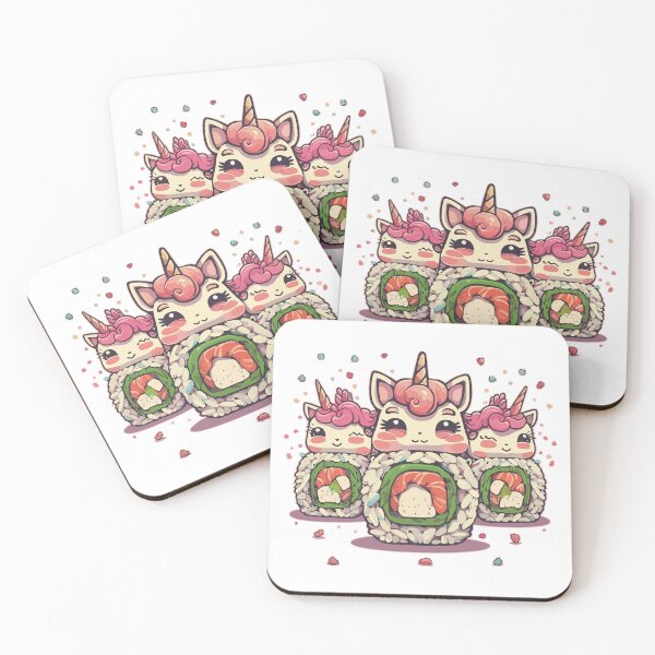 Item preview, SuSHI and UNICORN designed and sold by NebulaWhimsy.