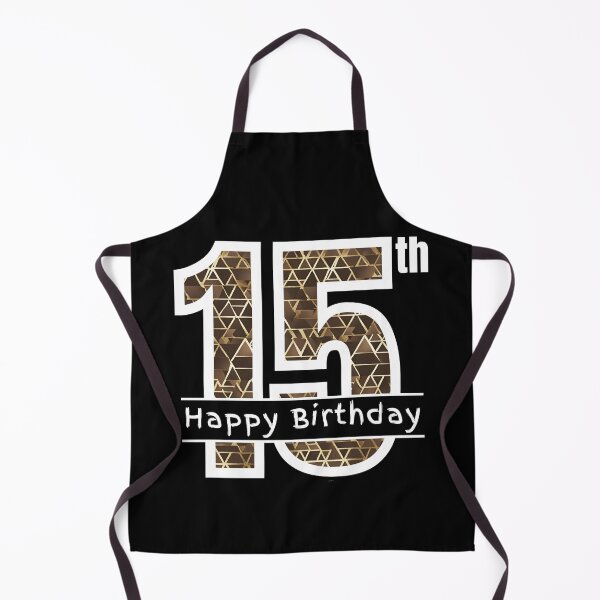 Item preview, Happy 15th Fifteen Fifteenth Birthday designed and sold by Compusmurf Design.
