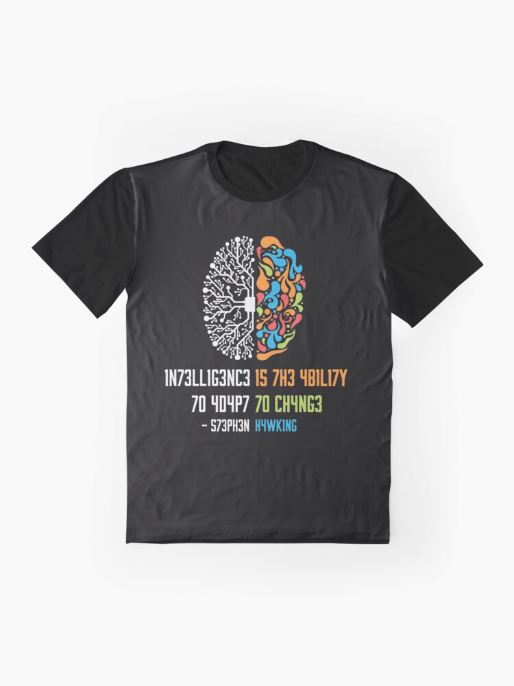 t shirt intelligence is the ability to adapt to change