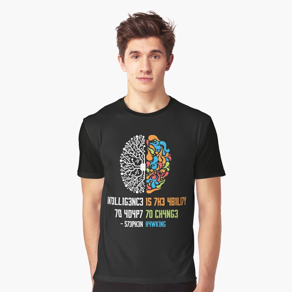 t shirt intelligence is the ability to adapt to change