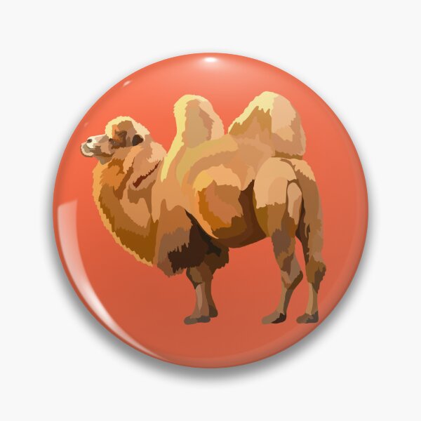 Item preview, B is for Bactrian Camel,Bactrian Camel Artwork – Majestic Desert Mammal Illustration and Wildlife Design designed and sold by PrettylittlepastelUk.